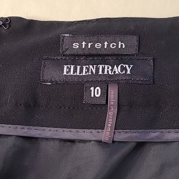 Ellen Tracy sz 10 stretch black skirt - Picture 5 of 5